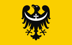 Obecna flaga województwa dolnośląskiego