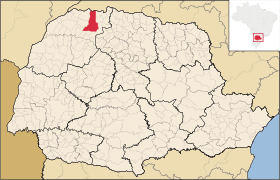 Location of Paranavaí
