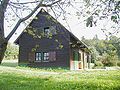 Pater-Löslein-Hütte am Buchschirm bei Hilders in der Rhön