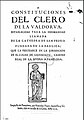 Constituciones de la hermandad de San Pedro de la Valdorba (1712)
