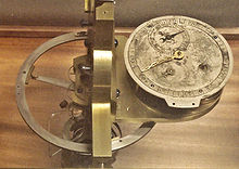 Pierre Le Roy marine chronometer, 1766, photographed at the Musee des Arts et Metiers in Paris Pierre Le Roy chronometer 1766.jpg