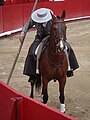 Álvaro Montes ataca el toro amb la garrotxa