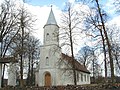 Renda: Evangelisch-lutherische Kirche, von 1750 bis 1786 erbaut, Glockenturm von 1887