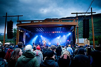 Wimme på Riddu Riđđu-festivalen år 2010.