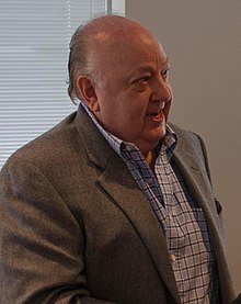 Fox News CEO Roger Ailes's resignation allowed Carlson to receive his own program. Roger Ailes, June 2013.jpg