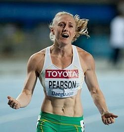 Sally Pearson vid VM i Daegu 2011.