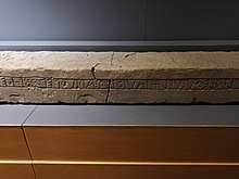 Lepontic inscription, 6th-5th century BC Scritta Lepontica Prestino, Museo Archeologico Giovio, Como 08.jpg