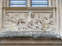 Le Phénix, symbole d'Eléonore de Habsbourg, seconde femme de François Ier.