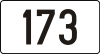 Secondary road number