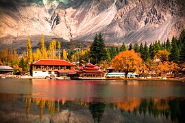 Shangrila Lake and the adjoining resort