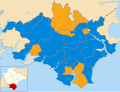 2007 results map