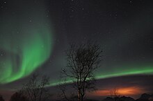 Северное сияние в Тромсё