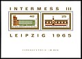 1965: Internationale Briefmarken­ausstel­lung der Messestädte INTERMESS III, Leipzig Block 24