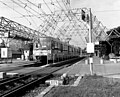 Treno Stadtbahn nel 1986 alla Stazione "Mineralbäder".