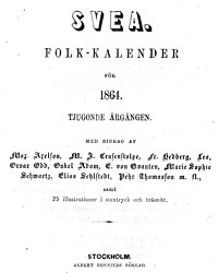 SVEA. Folk-Kalender 1864