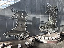 Steel map of the Welsh Government constituencies