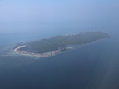 Tictabon Island from air