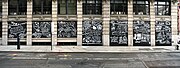 Full COVID-19 pandemic mural, SOHO NYC - 2020
