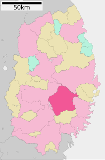 遠野市位置図