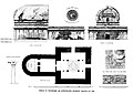 Plan and elevation of the Trivikrama Temple.