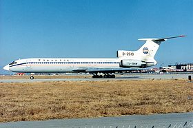 Un Tupolev Tu-154 de China Northwest Airlines, similaire à celui impliqué dans l'accident