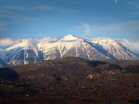 Vue du mont Velino.