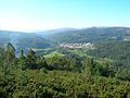 Vista da vila de Cerdedo.