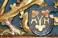 Das Wappen Michael Heuffners, des Schöpfers des Marienaltars