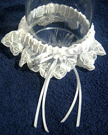 Wedding garter in plastic holder.jpg