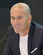 Zidane is regarded as one of the greatest footballers of all time Zinedine Zidane 2015 (cropped).jpg