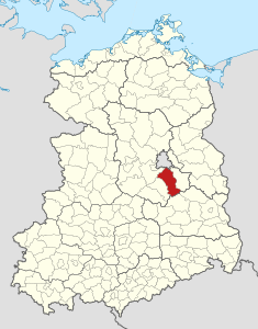 Circondario di Zossen – Localizzazione
