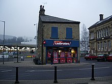 A Ladbrokes betting shop in Rawtenstall, Lancashire. "Ladbrokes" - geograph.org.uk - 700779.jpg