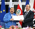 Вручение верительных грамот президенту Никарагуа Д.Ортеге (Манагуа, 5 декабря 2016 г.)