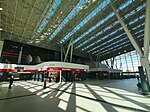 Interior of the Centre station in Belgrade in October 2023.