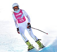 Carla Mijares Ruf beim Super-G-Wettbewerb