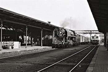 Vlaky na libereckém nádraží v roce 1974