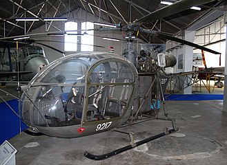 Alouette II van die Portugese Lugmag.