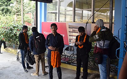 Participants at Biratnagar Airport
