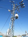 One of the new power lines installed and paid for by the Kingdom of Belgium's Rural Electrification Project: Northern Area West Bank