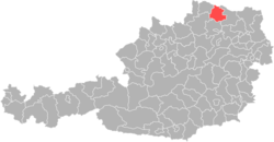 Okres Horn na mapě Rakouska