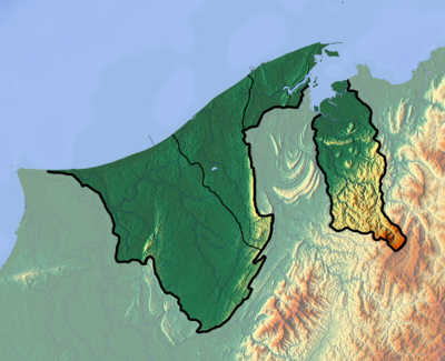 Location map Brunei