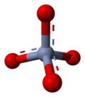 Estructura tetraèdrica de l'ió cromat