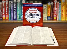 Merriam-Webster's Collegiate Dictionary, Eleventh Edition Collegiate Dictionary.jpg