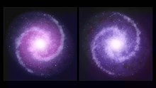 File:Comparison of rotating disc galaxies in the distant Universe and the present day.webm