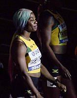 Weltmeisterin Shelly-Ann Fraser-Pryce