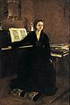 Edgar Degas: Madame Camus at the piano, 1869