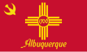 Flag of Albuquerque, New Mexico.