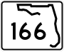 State Road 166 marker