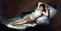 The Nude Maja, ca. 1800.