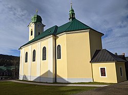 Kostel svatého Václava v listopadu 2022